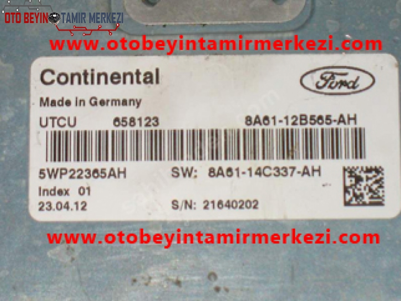 FORD MOTOR BEYNİ ECU 8A61-12B565-AH 5WP22365AH-8A6112B565AH 5WP22365AH