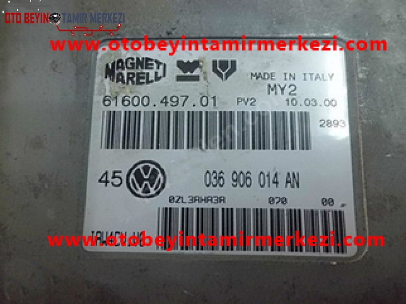 VW VOLFWAGEN MOTOR BEYNİ ECU 036 906 014 AN - 6160049701-036906014AN - 6160049701