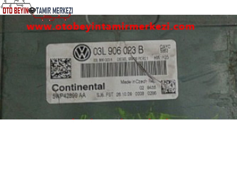 VW VOLKSWAGEN MOTOR BEYNİ ECU 03L 906 023 B, 03L906023B 5WP42899 AA- 03L906023B, 03L 906 023 A 5WP42899 AAA