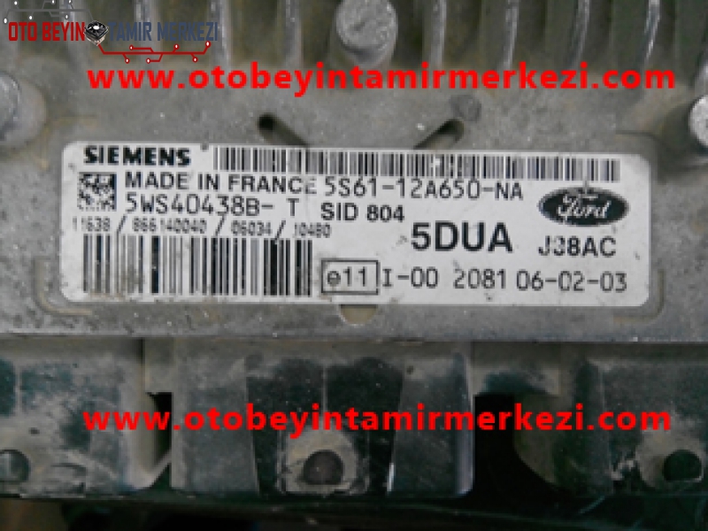FORD ECU MOTOR BEYNİ 5WS40438B-T SID 804 5DUA-5WS40438B-T SID 804 5DUA