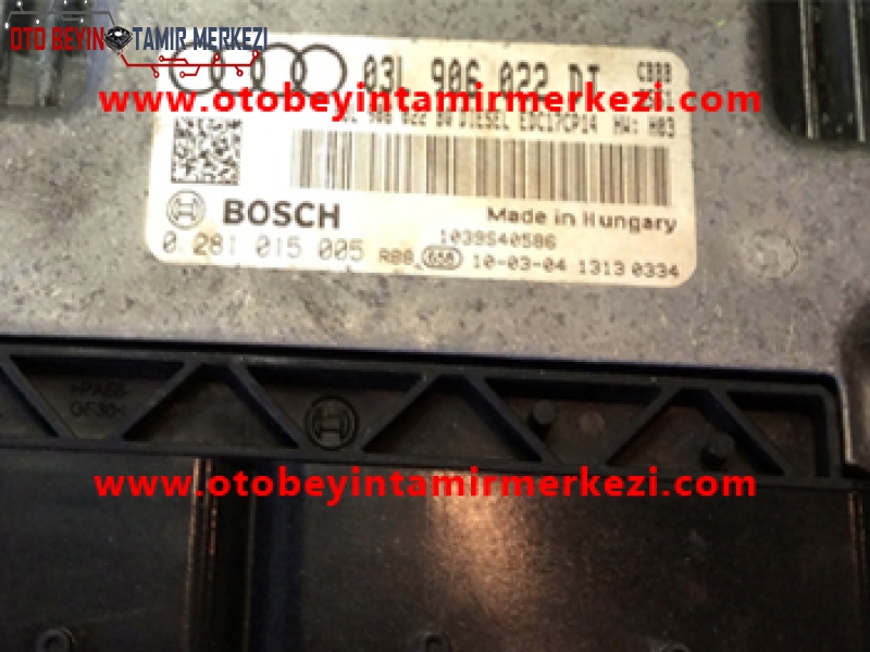 AUDİ BOSCH MOTOR BEYNİ ECU 0 281 015 005 03L 906 022 DT 0281015005 03L906022DT