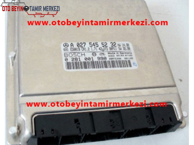 MERCEDES BOSCH MOTOR BEYNİ ECU 0 281 001 990 A 027 545 52 32 0281001990 A0275455232
