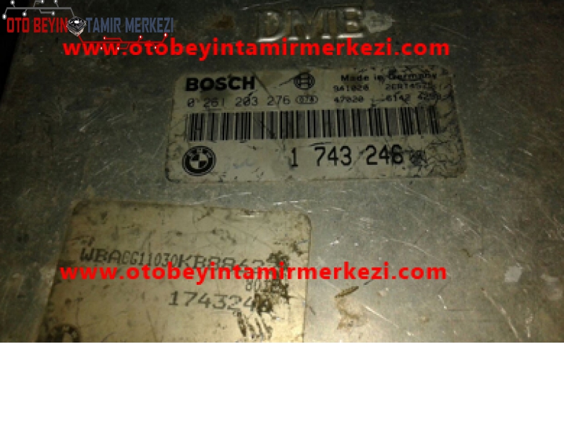 BMW MOTOR BEYNİ ECU 0 261 203 276-0261203276-1 743 246-0 261 203 276-0261203276-1 743 246