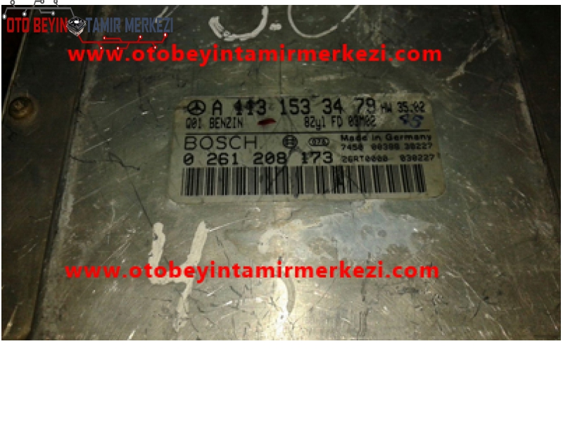 MERCEDES BOSCH MOTOR BEYNİ ECU 0 261 208 173-A 113 153 34 79-0261208173-A1131533479-0 261 208 173-A 113 153 34 79-0261208173-A1131533479