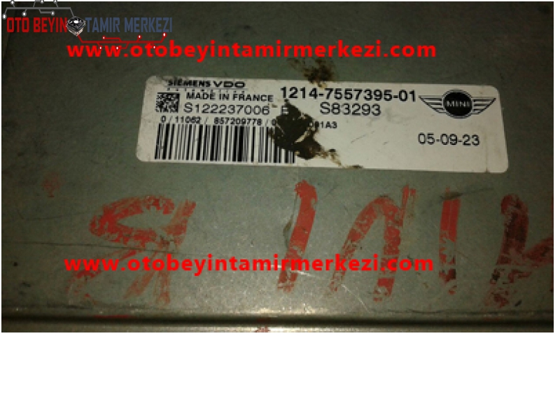 MİNİ COOPER SİEMENS MOTOR BEYNİ ECU 1214-7557395-01 S83293 S122237006-1214-7557395-01 S83293 S122237006
