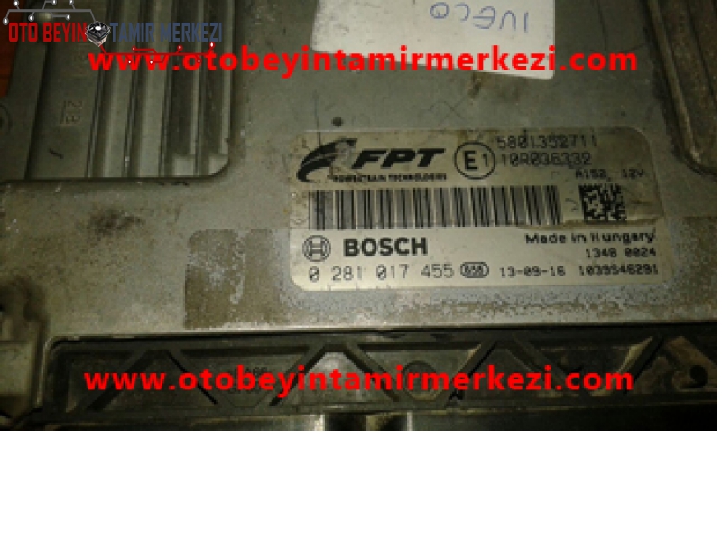 RENAULT İVECO BOSCH MOTOR BEYNİ ECU 0 281 017 455-0281017455-0 281 017 455-0281017455